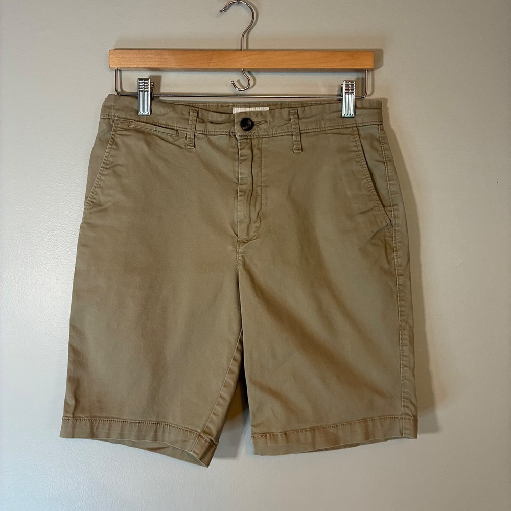 Goodfellow & Co Mens Every‎ Wear Chino Shorts Khaki Tan Size 28 9 Inch Inseam